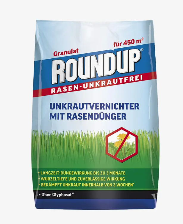 Roundup lawn fertilizer herbicide garden lawn 9KG